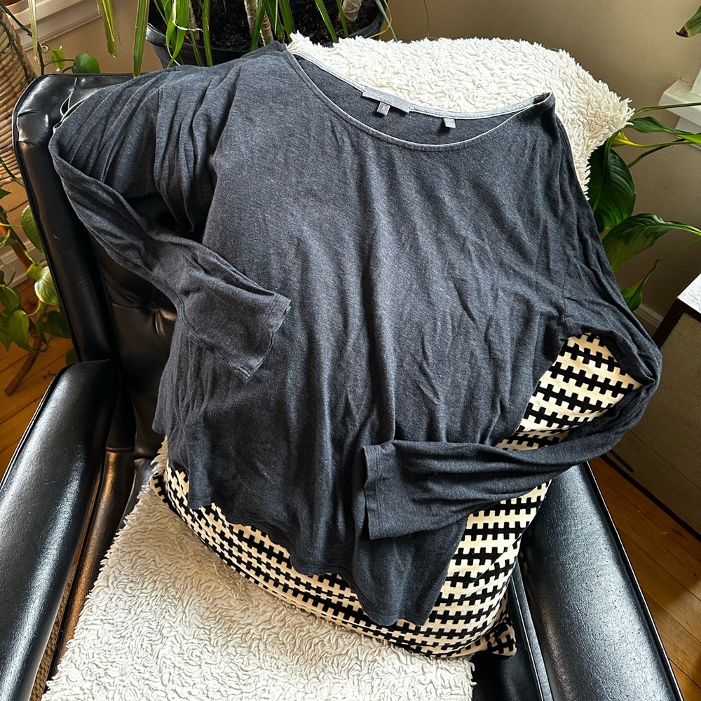Vince Soft Woven Long Sleeve